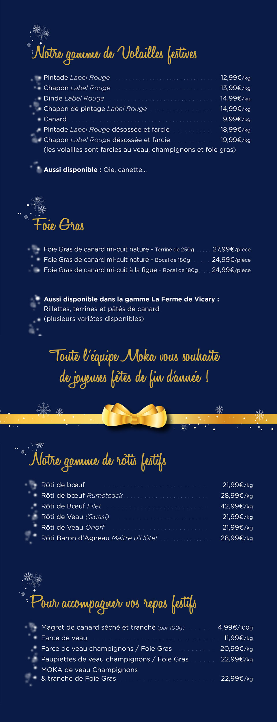 Carte de Noël 2020 Carte de Noël 2020 - MOKA Boucherie Orientale Saint-Nazaire