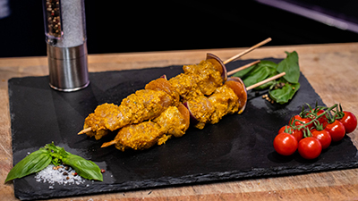 Brochette de dinde - tajine