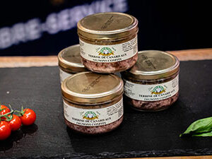 Terrine de canard oignons confits