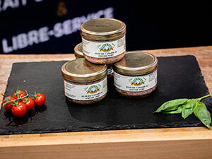 Pâté de canard au poivre vert