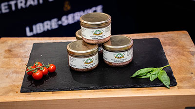 Pâté de canard au poivre vert