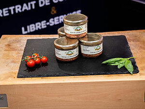 Pâté de canard aux olives